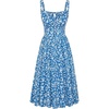 Blue White Floral