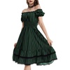 Green Black Stripe