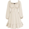image:imageScarlet Darkness Womens Renaissance Off Shoulder Corset Mini DressApricot