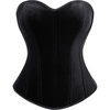 image:imageScarlet Darkness Womens Velvet Corset Top Strapless Bustier for Party ClubBlack