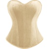 image:imageScarlet Darkness Womens Velvet Corset Top Strapless Bustier for Party ClubCream