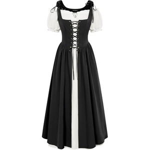 image:imageScarlet Darkness Renaissance Costume Women Halloween Medieval Pirate DressBlack