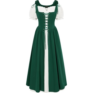 image:imageScarlet Darkness Renaissance Costume Women Halloween Medieval Pirate DressDark Green