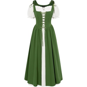 image:imageScarlet Darkness Renaissance Costume Women Halloween Medieval Pirate DressGreen