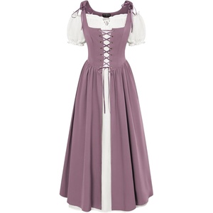 image:imageScarlet Darkness Renaissance Costume Women Halloween Medieval Pirate DressLight Purple