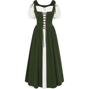 image:imageScarlet Darkness Renaissance Costume Women Halloween Medieval Pirate DressOlive Green