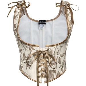 image:imageScarlet Darkness Womens Boned Renaissance Fairy Pirate Underbust Corset TopBeige Brown Floral