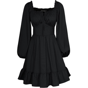 image:imageScarlet Darkness Womens Renaissance Off Shoulder Corset Mini DressBlack